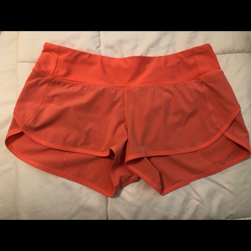lululemon salmon shorts - 2.5 inch inseam